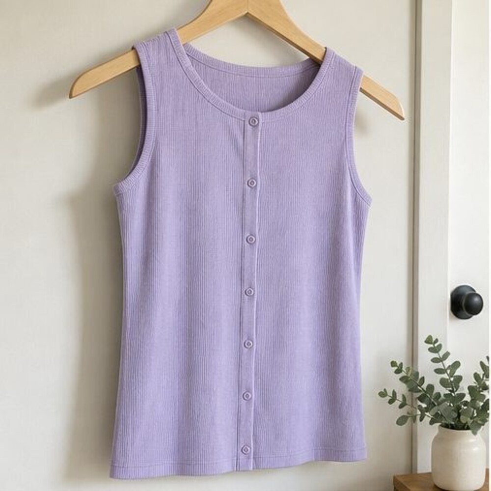 Lilac Tie Neck Blouse
